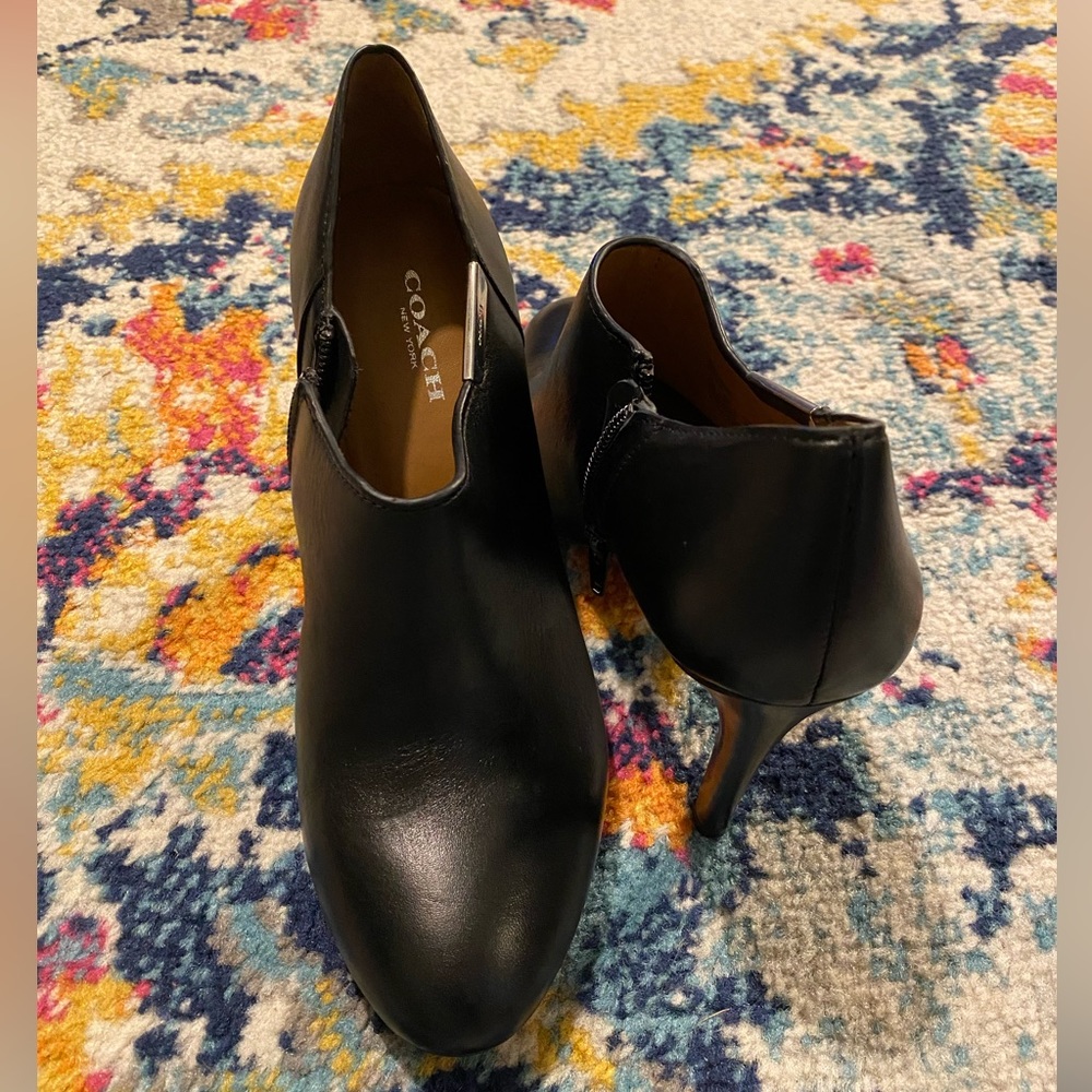 Black ankle booties